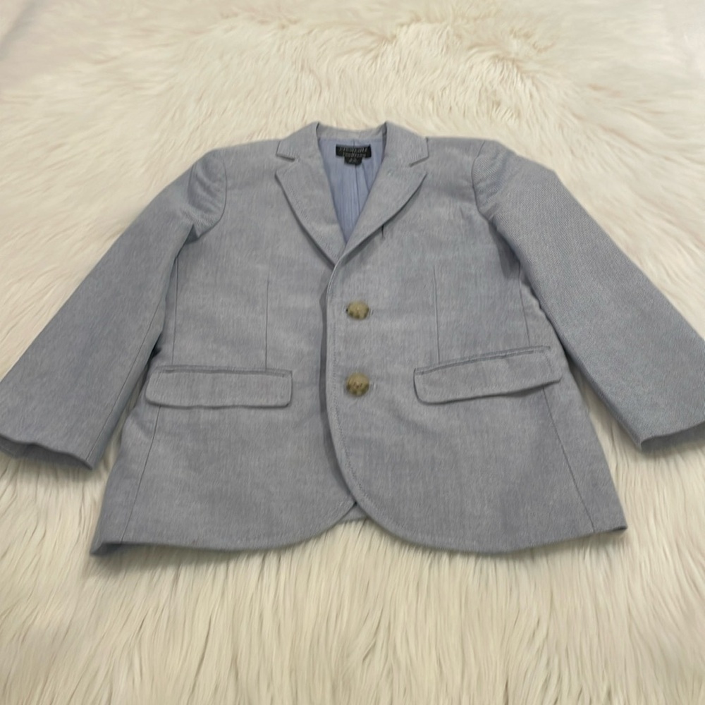 Crewcuts Boys Oxford Thompson Suit Jacket